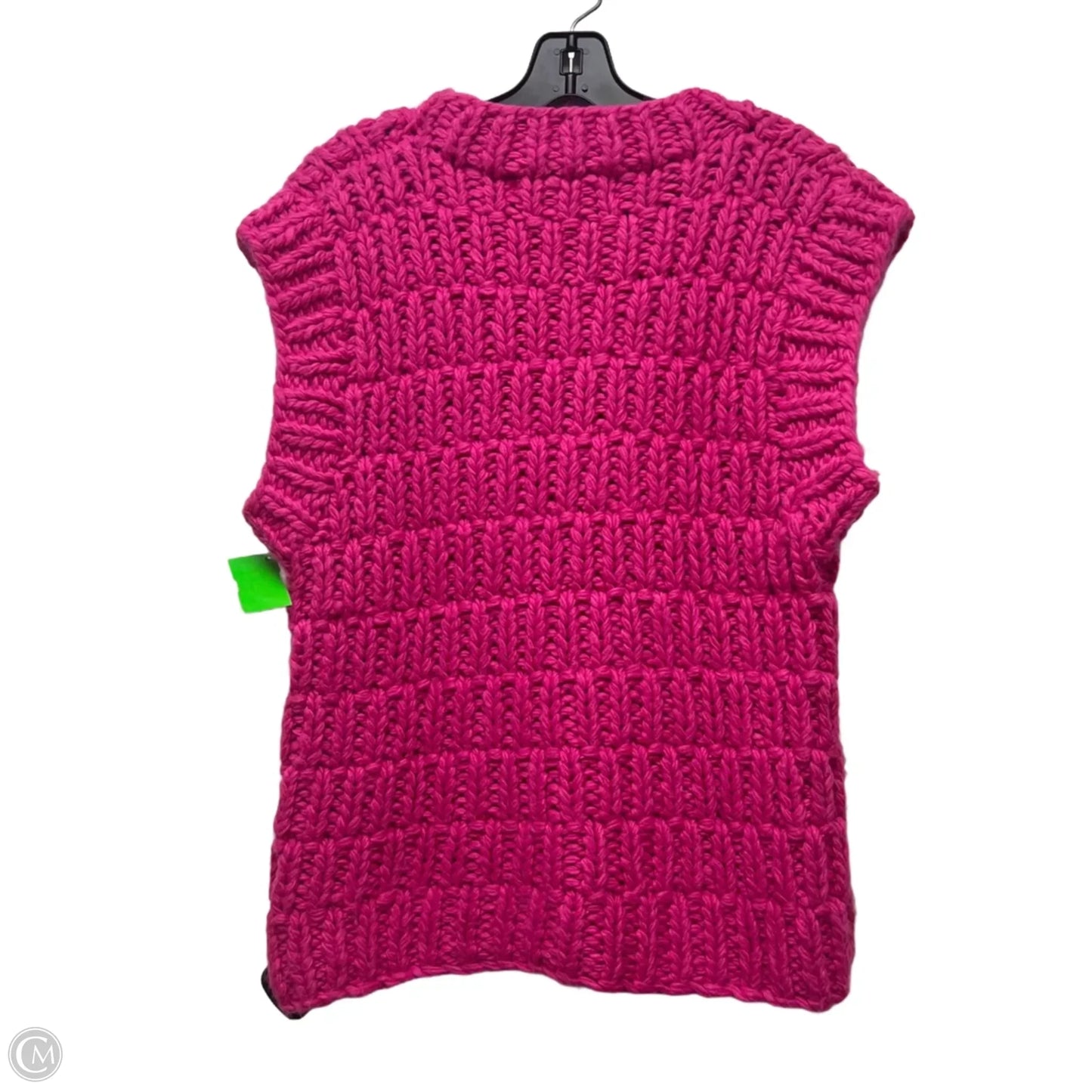 Vest Sweater By English Factory In Pink, Size: Xs