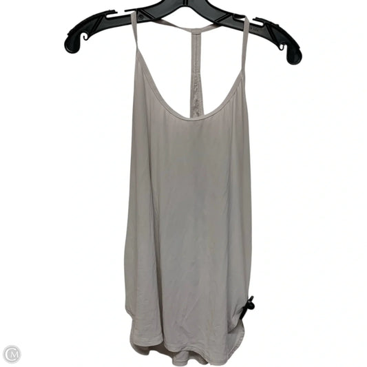 Athletic Tank Top By Lululemon In White, Size: S