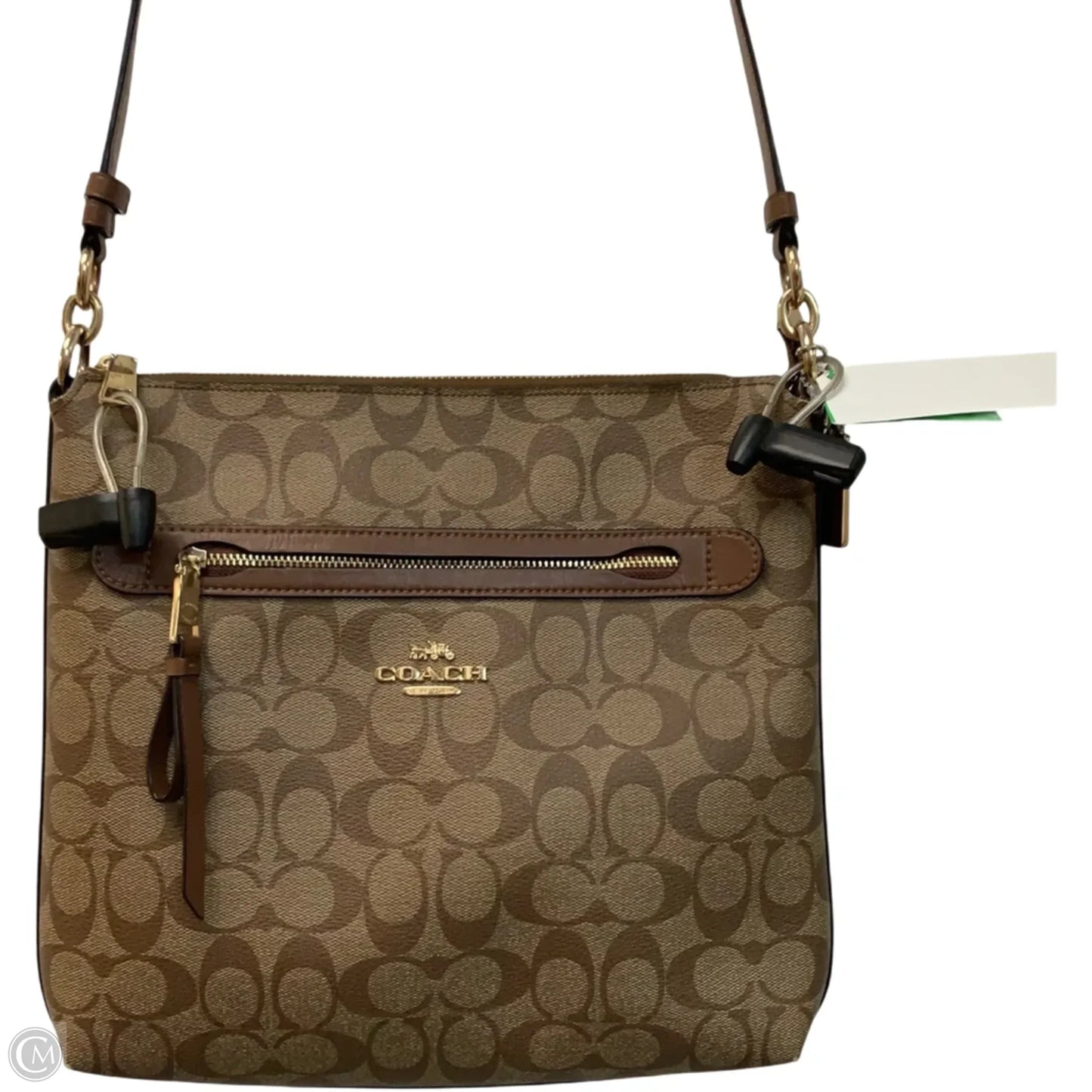 Crossbody Designer By Coach, Size: Medium