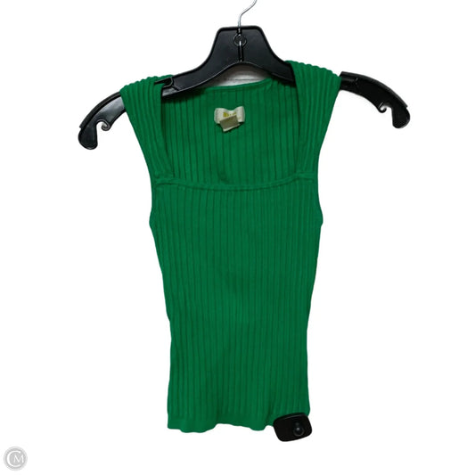 Top Sleeveless By Maeve In Green, Size: Xxs