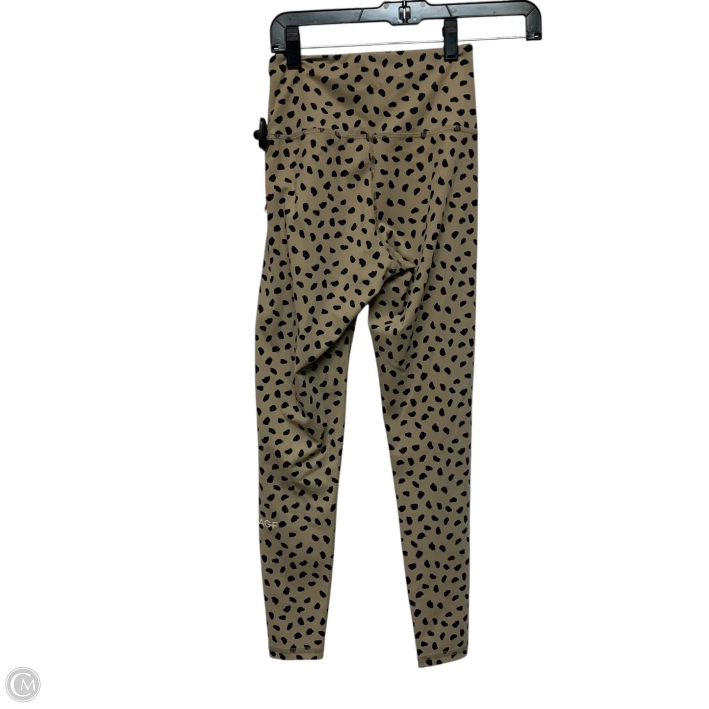 Athletic Leggings By AGF In Animal Print, Size: S