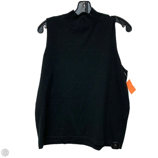 Top Sleeveless By Ann Taylor In Black, Size: Xl