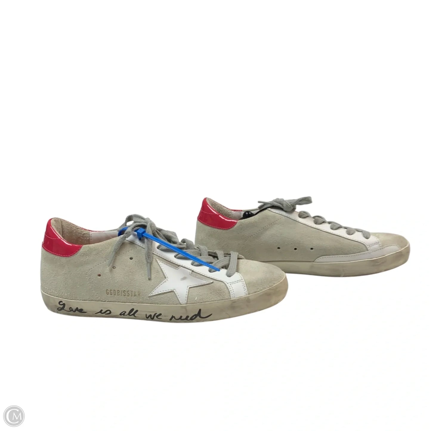 Shoes Luxury Designer By Golden Goose In Grey, Size: 8