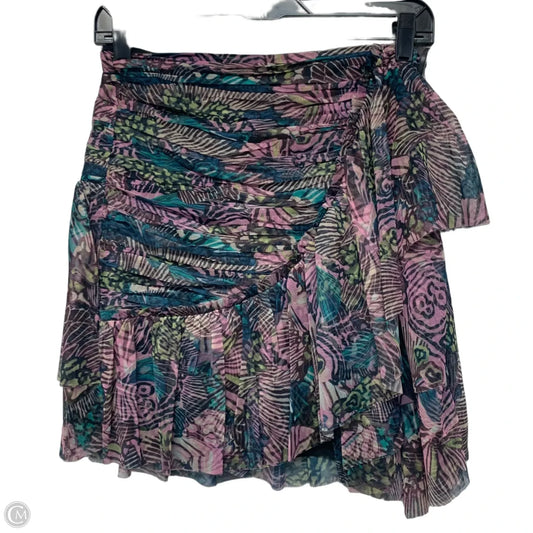 Skirt Mini & Short By Anthropologie In Purple, Size: Xs