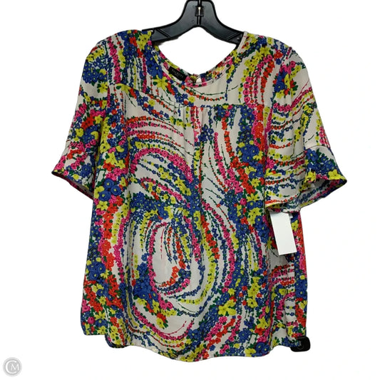 Blouse Short Sleeve By Talbots In Multi-colored, Size: Lp