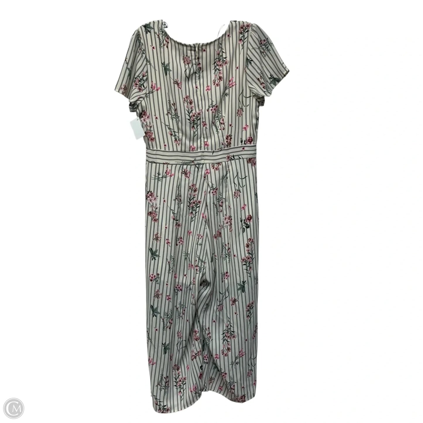 Jumpsuit By One Clothing In Grey & White, Size: M