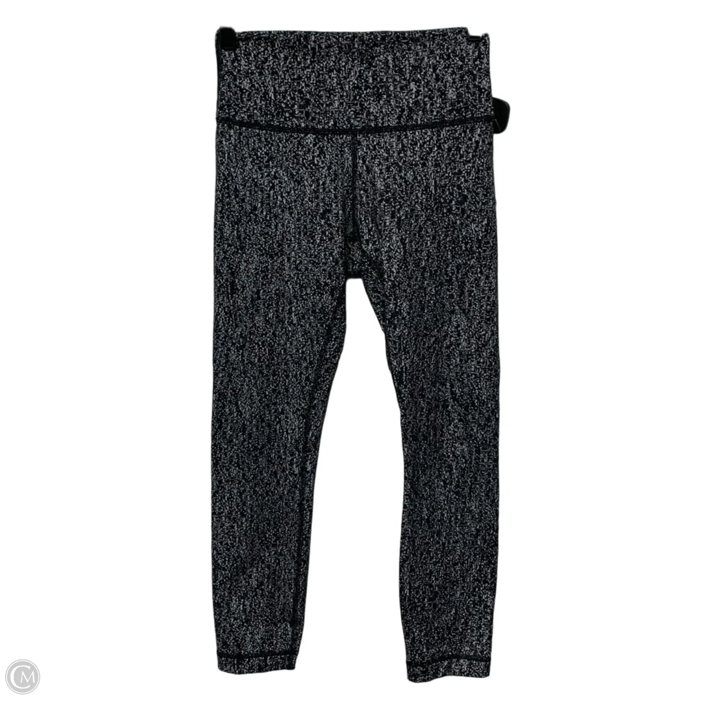 Athletic Leggings By Lululemon In Black & White, Size: S
