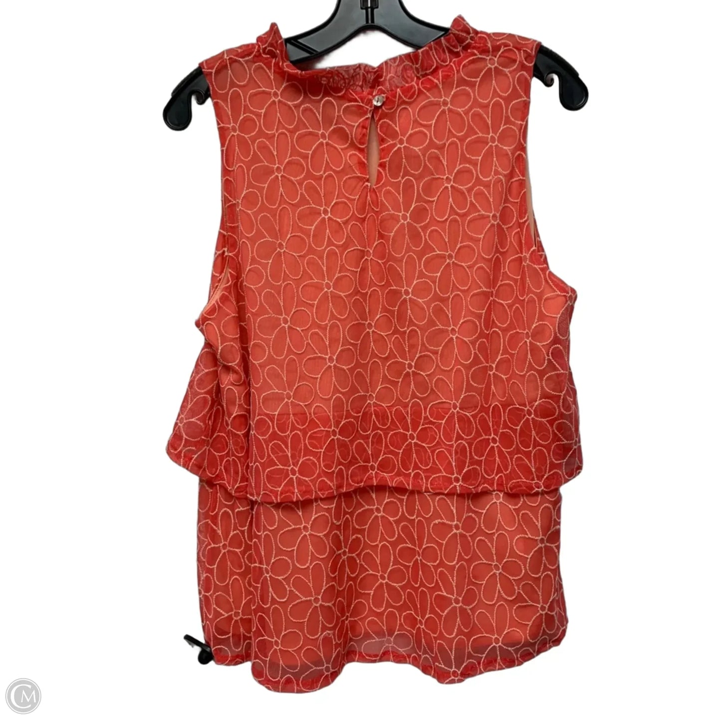 Top Sleeveless By Sunday In Brooklyn In Coral, Size: L