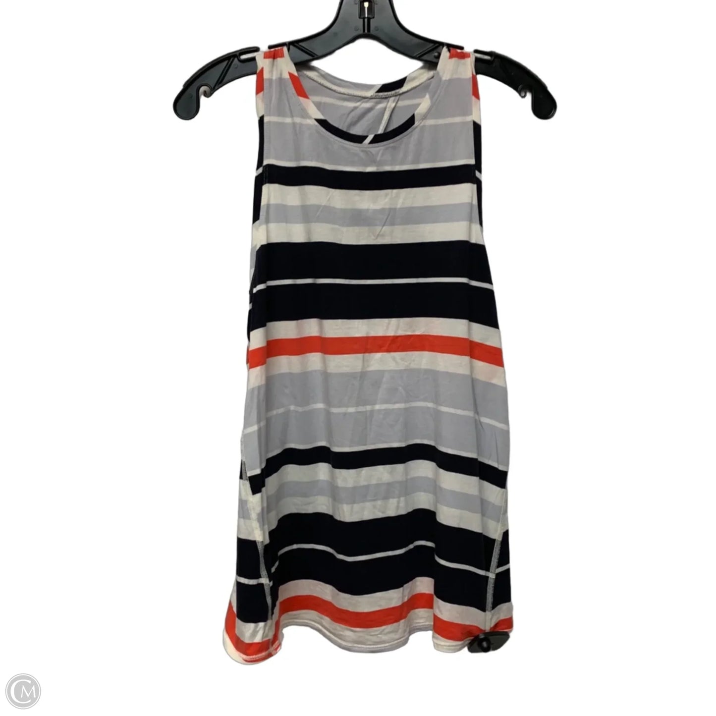Athletic Tank Top By Lululemon In Blue Red & White, Size: S
