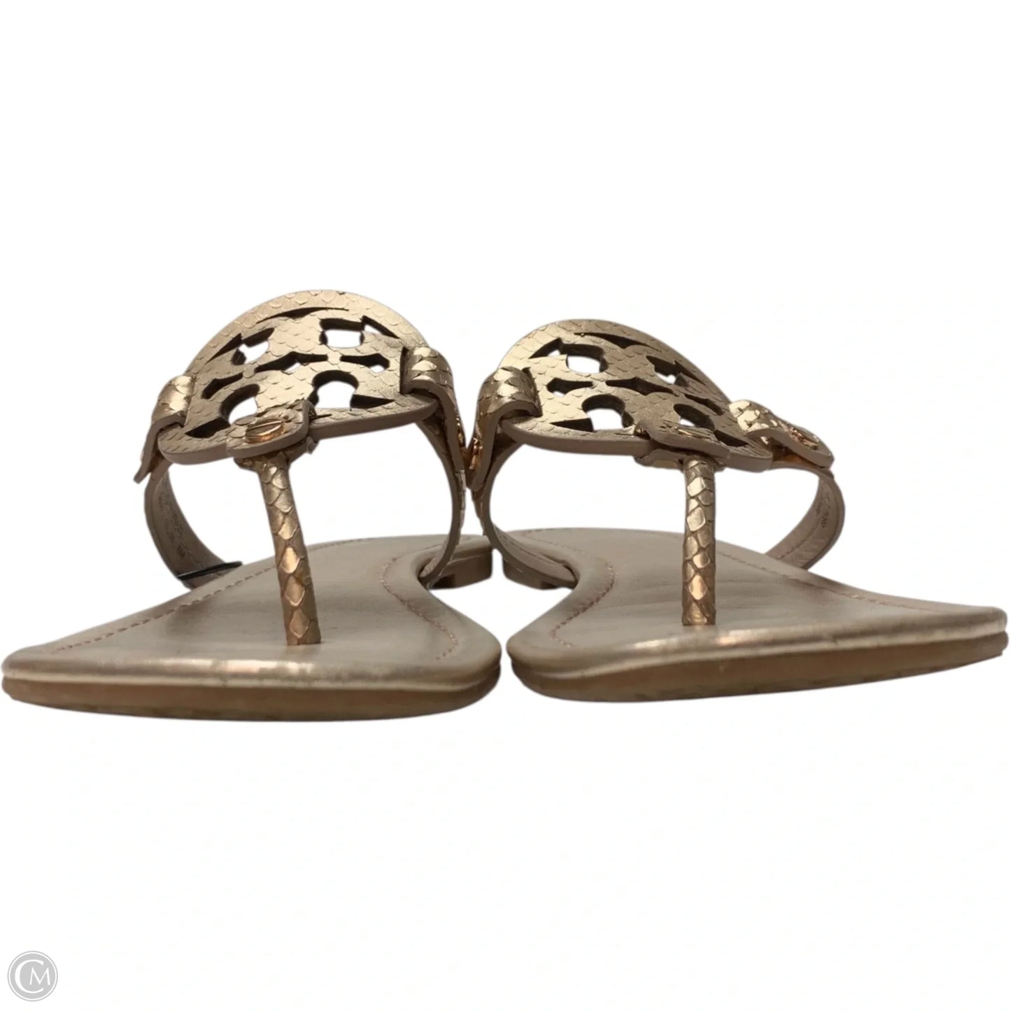 Sandals Designer By Tory Burch In Rose Gold, Size: 8
