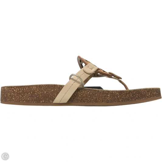 Sandals Designer By Tory Burch In Tan, Size: 8