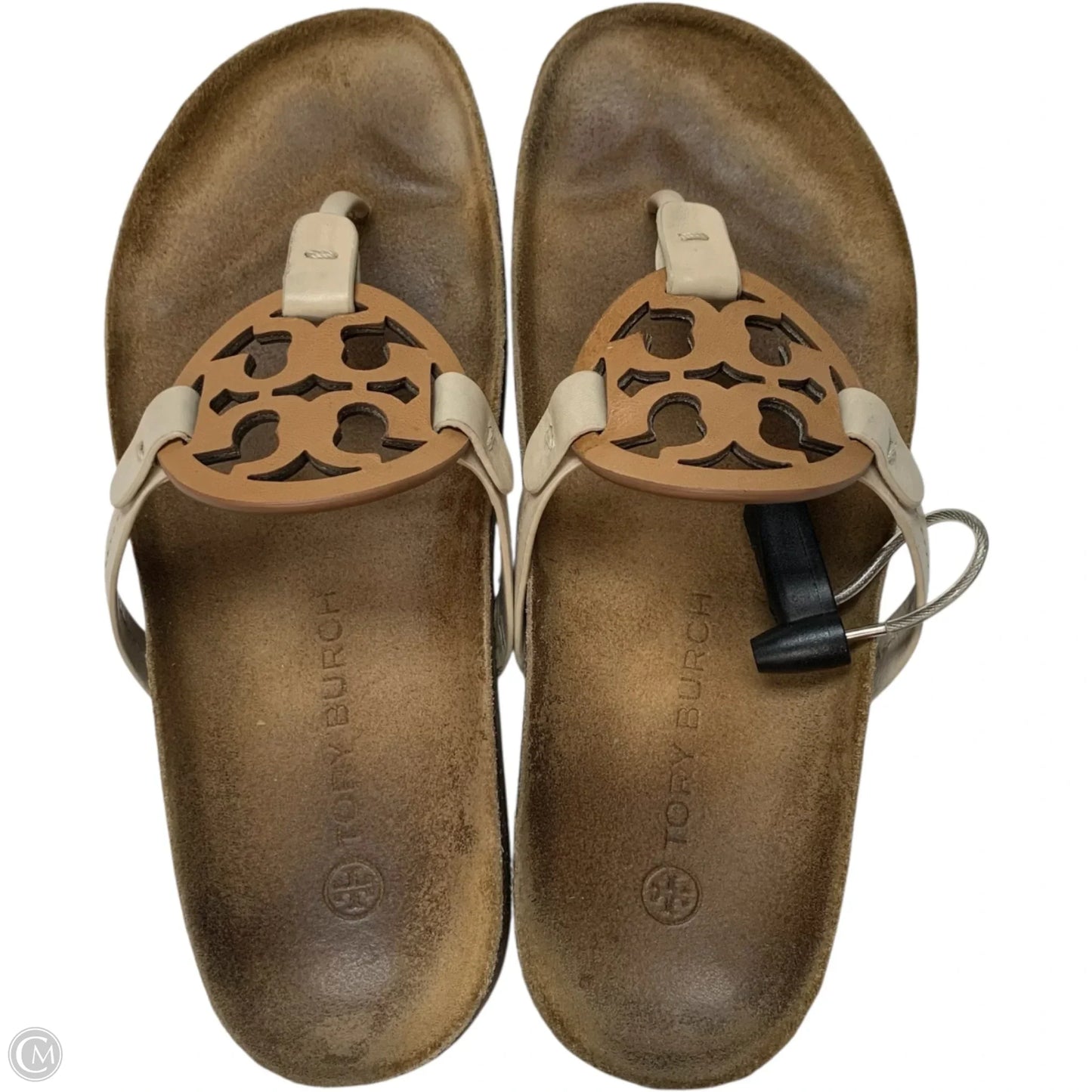 Sandals Designer By Tory Burch In Tan, Size: 8