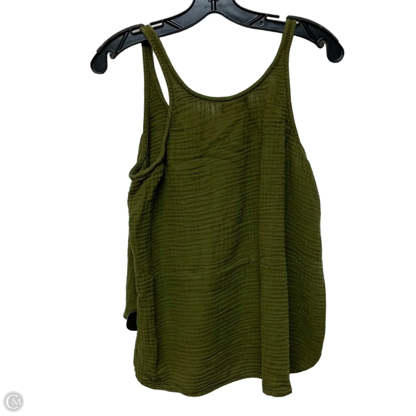 Top Sleeveless By Cloth & Stone In Green, Size: L
