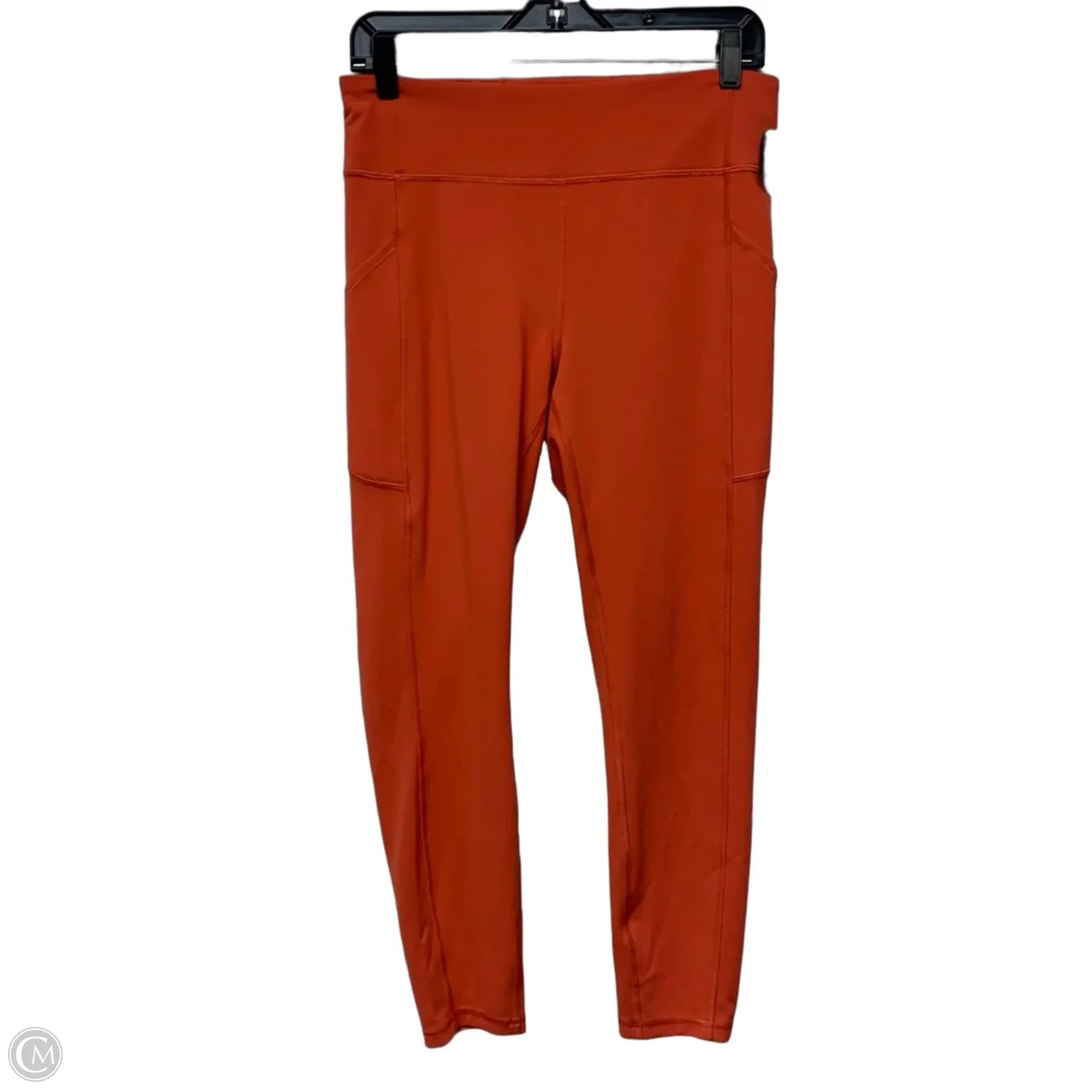 Athletic Leggings By Lululemon In Orange, Size: M