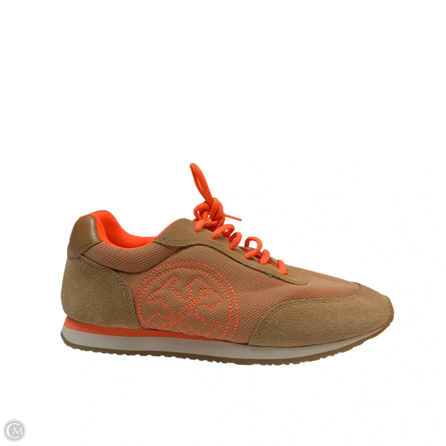 Shoes Designer By Tory Burch In Brown & Orange, Size: 9