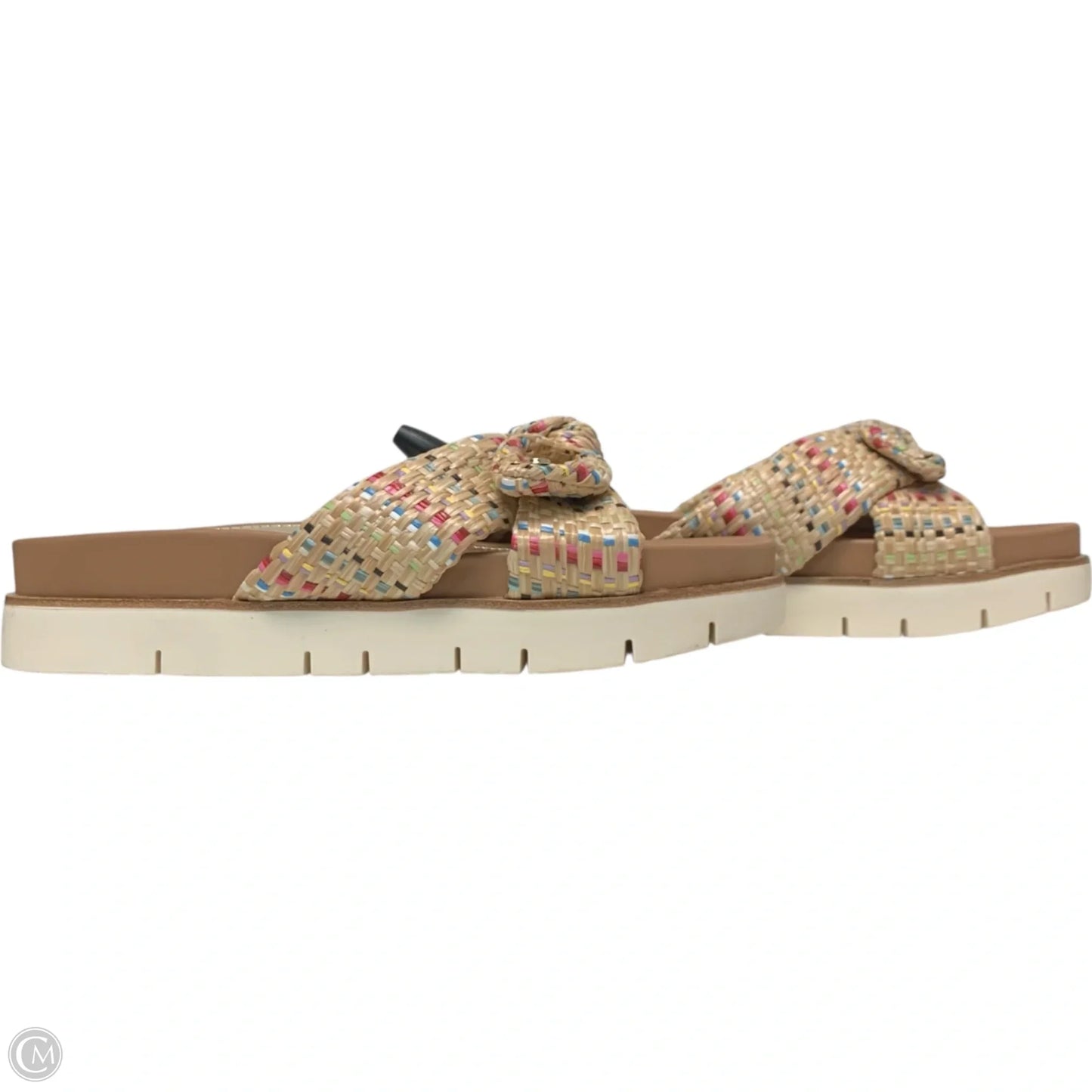 Sandals Heels Platform By Sam And Libby In Tan, Size: 7.5