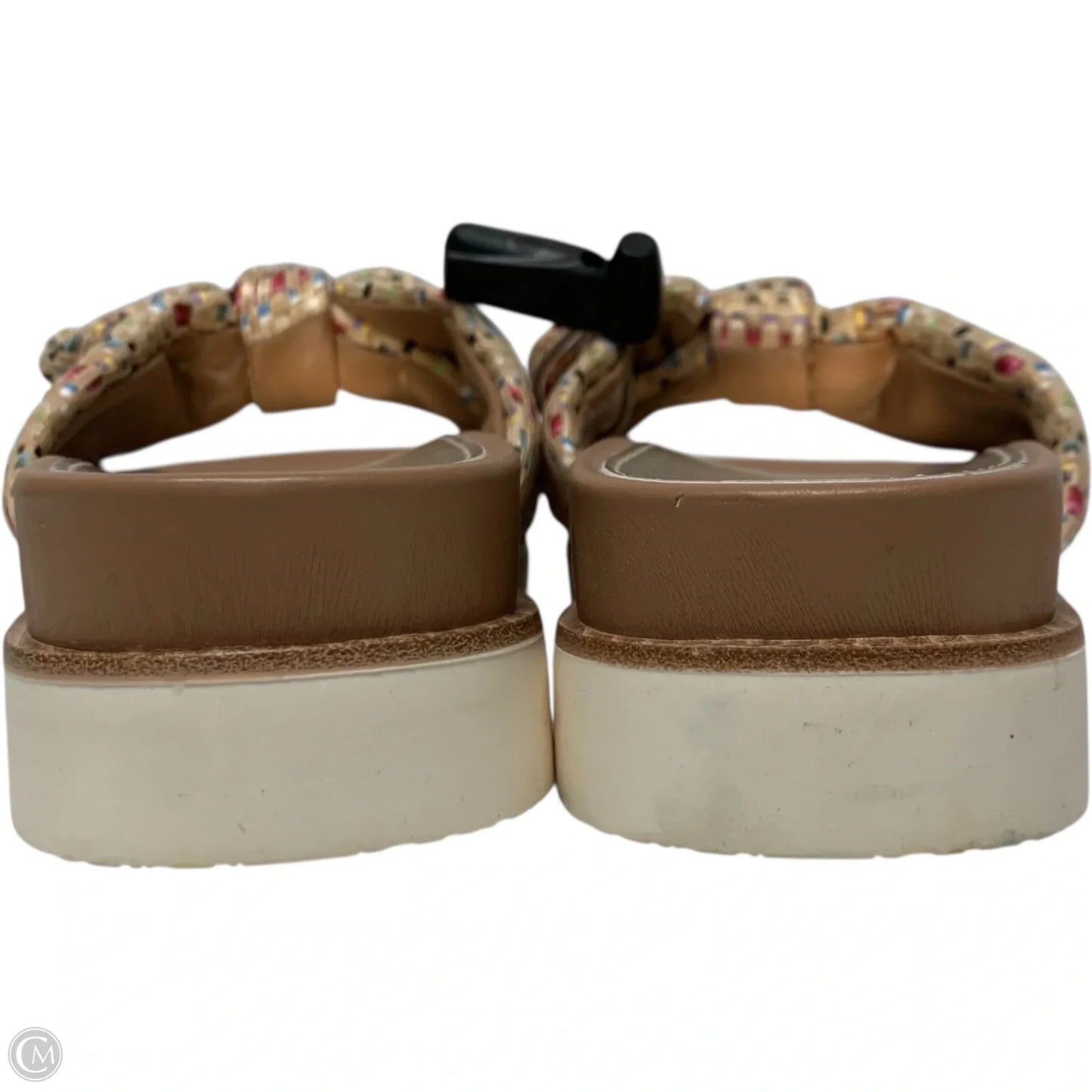 Sandals Heels Platform By Sam And Libby In Tan, Size: 7.5