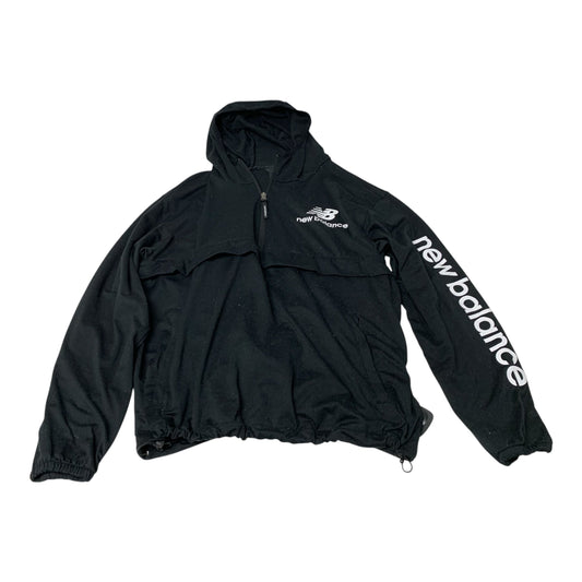 Athletic Sweatshirt Hoodie By New Balance In Black, Size: S