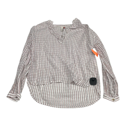 Top Long Sleeve By Pilcro In White, Size: Xs