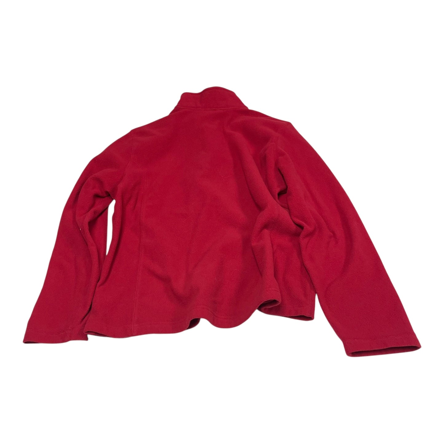 Jacket Fleece By Lands End In Red, Size: Xl