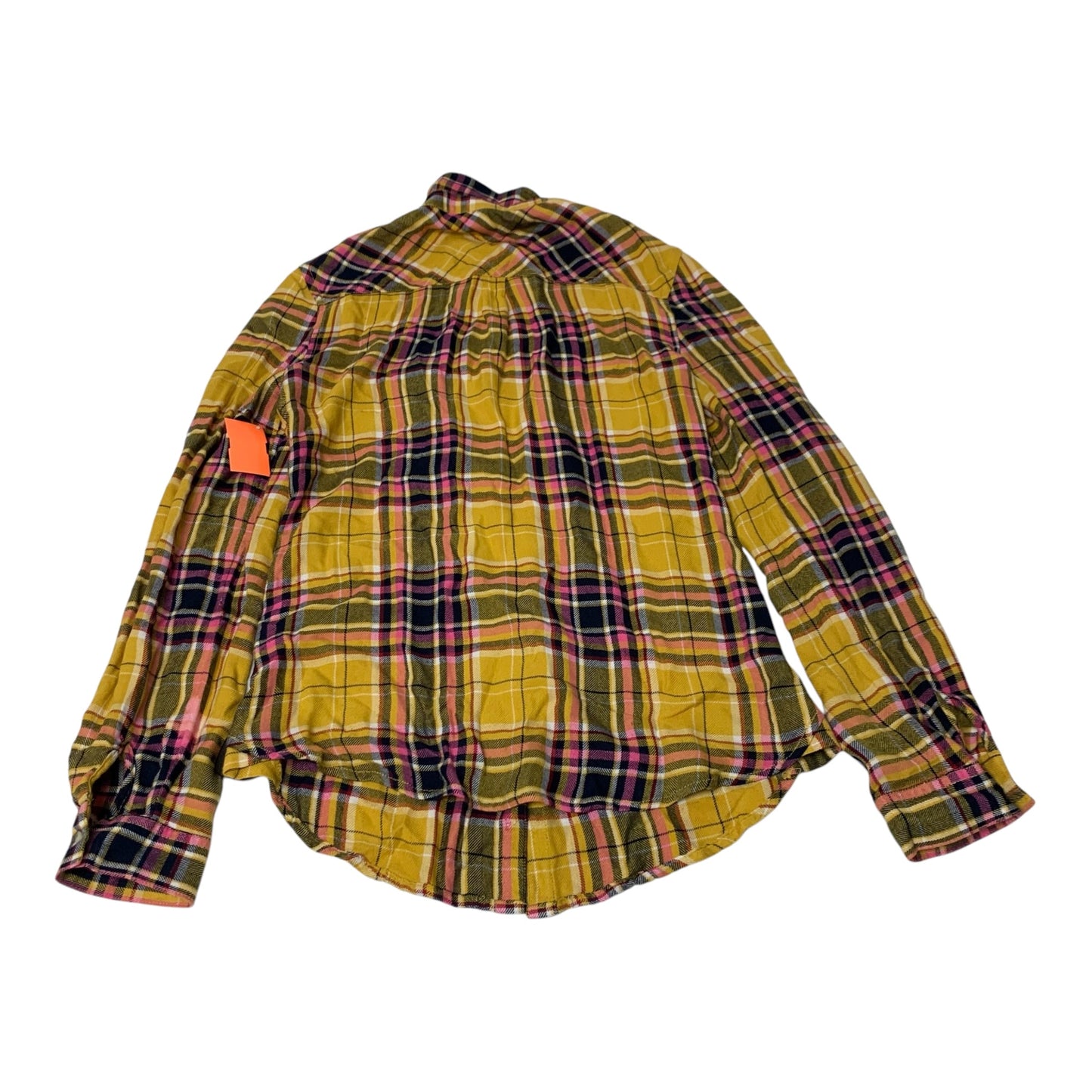 Top Long Sleeve By Maurices In Yellow, Size: Xs