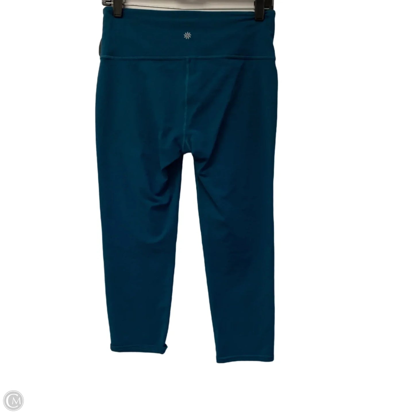 Athletic Leggings Capris By Athleta In Teal, Size: M