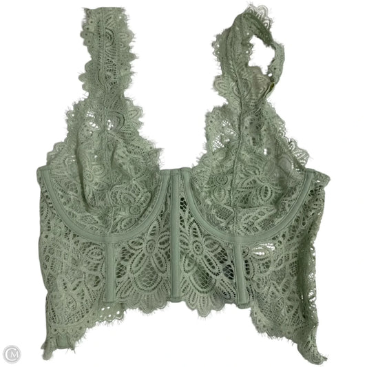 Bralette By Anthropologie In Green, Size: M
