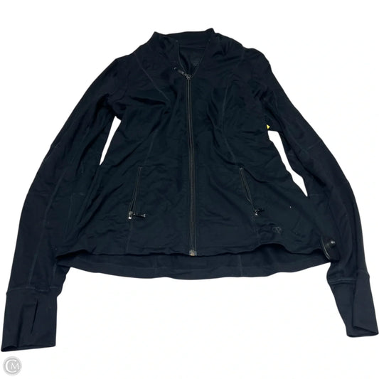 Athletic Jacket By Cabi In Black, Size: M