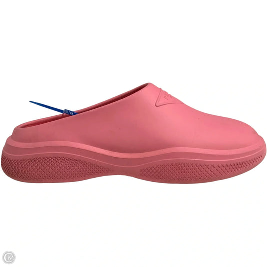 Shoes Luxury Designer By Prada In Pink, Size: 6