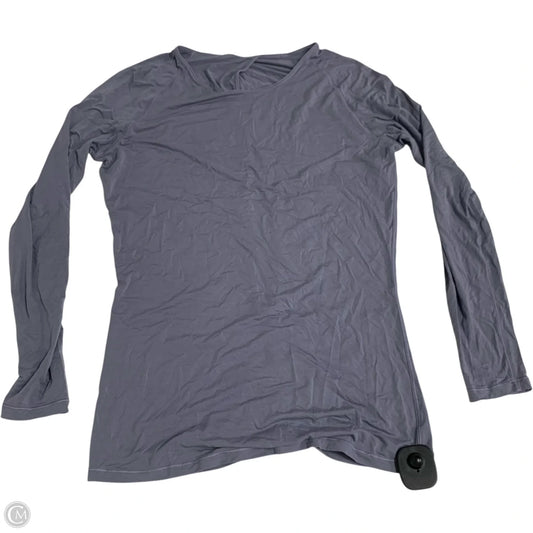 Athletic Top Long Sleeve Crewneck By Lululemon In Purple, Size: S