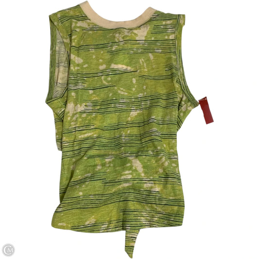 Top Sleeveless By Pilcro In Green, Size: M