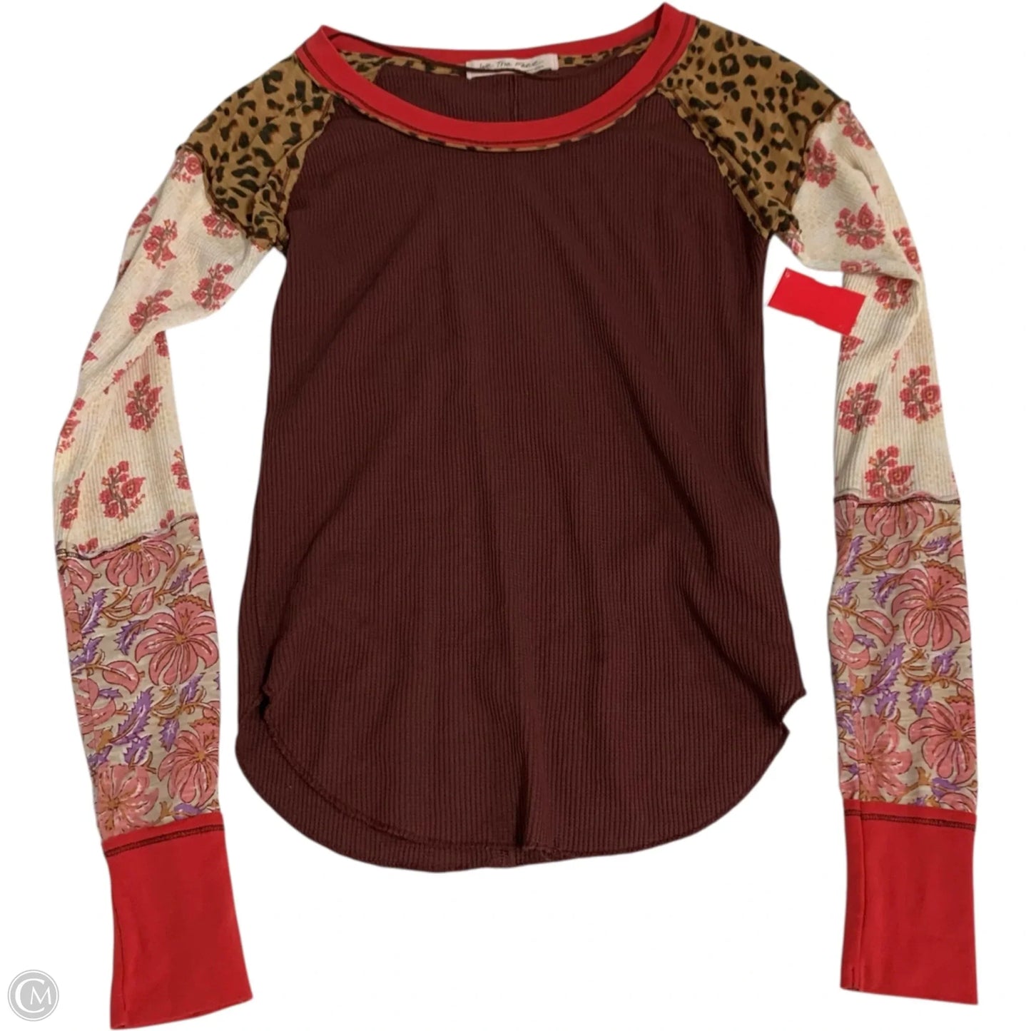 Top Long Sleeve By We The Free In Brown, Size: S