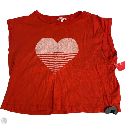 Top Short Sleeve By Sundry In Red, Size: S