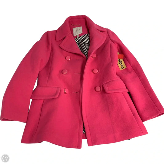 Coat Designer By Kate Spade In Pink, Size: Xs