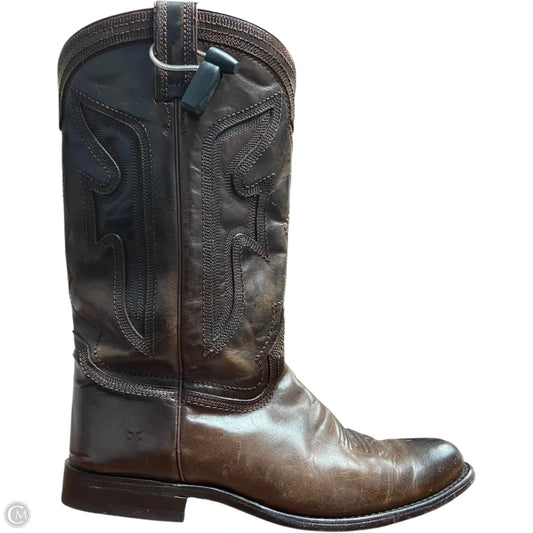 Boots Designer By Frye In Brown, Size: 10