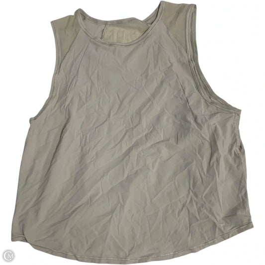 Athletic Tank Top By Lululemon In Beige, Size: S