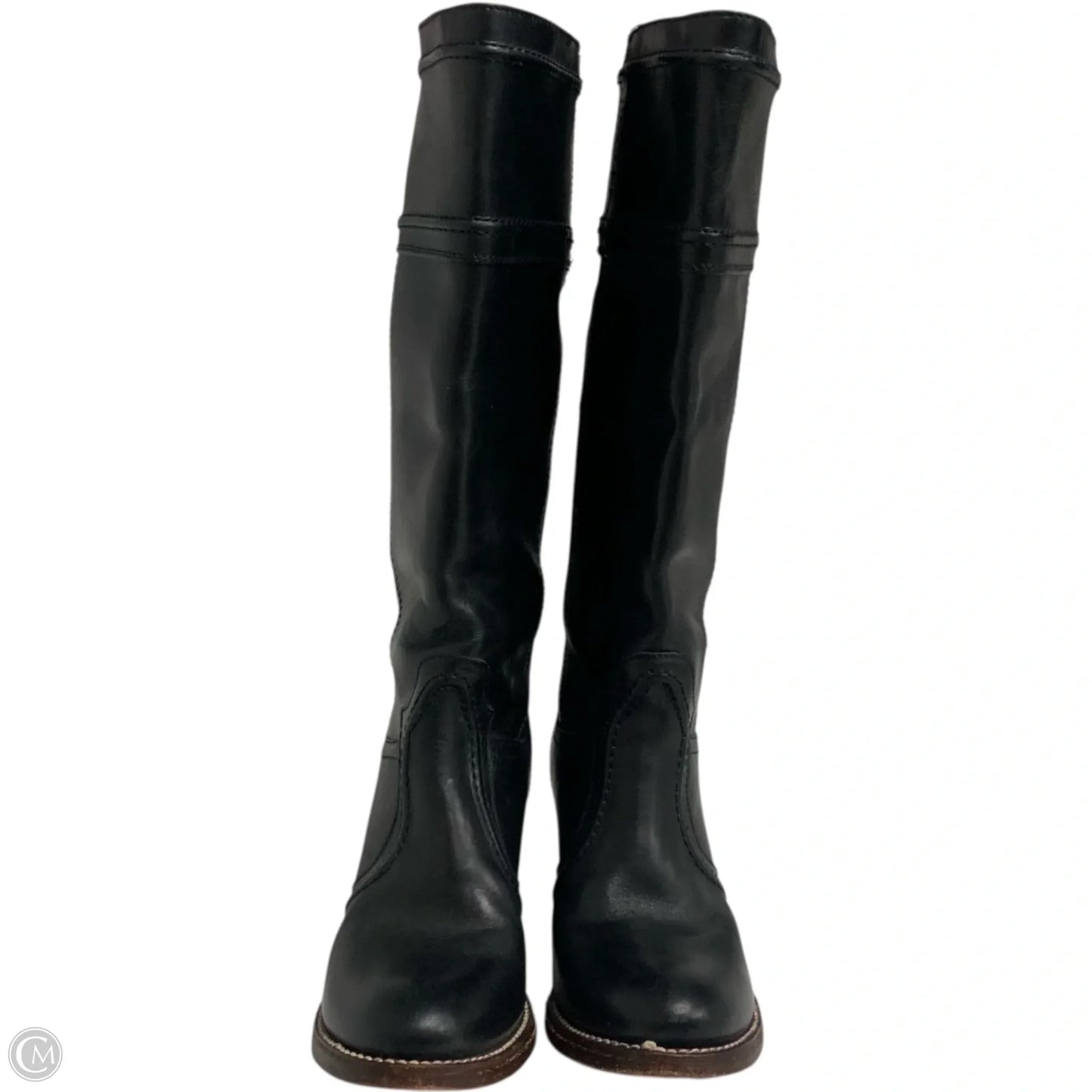 Boots Designer By Frye In Black, Size: 7