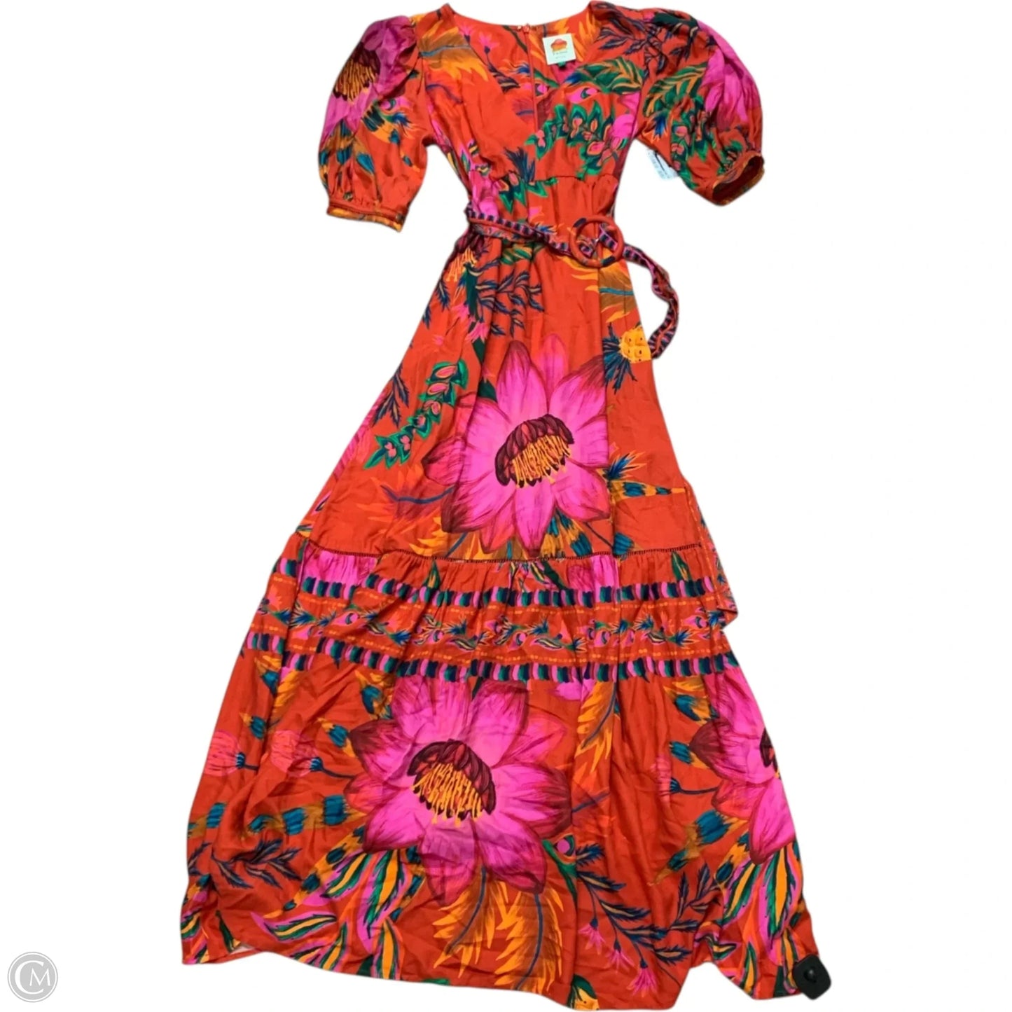 Dress Casual Maxi By Farm Rio In Red, Size: S