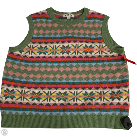 Vest Sweater By Boden In Green, Size: L