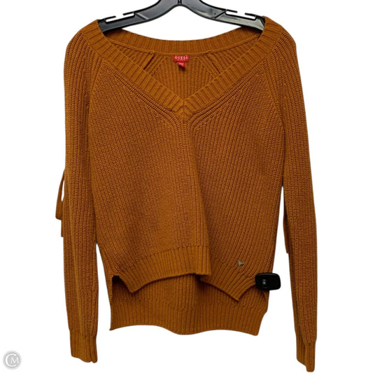 Sweater By Guess In Orange, Size: Xs