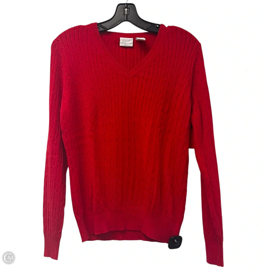 Sweater By Kim Rogers In Red, Size: Lp