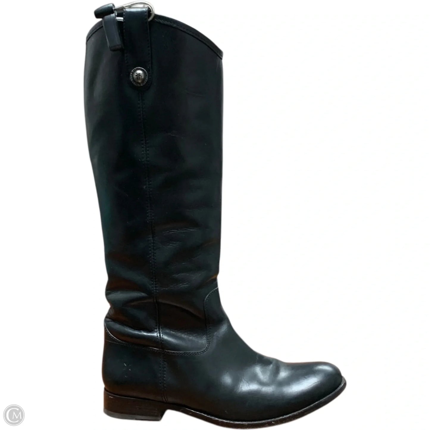 Boots Designer By Frye In Black, Size: 9.5