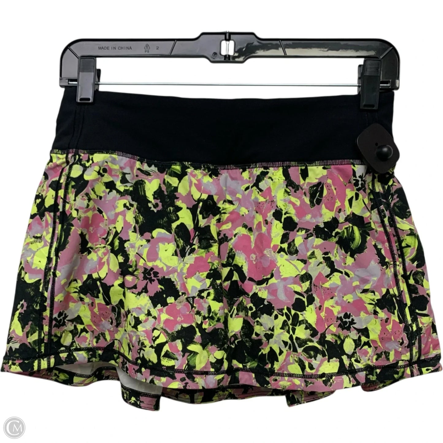 Athletic Skort By Lululemon In Yellow, Size: S