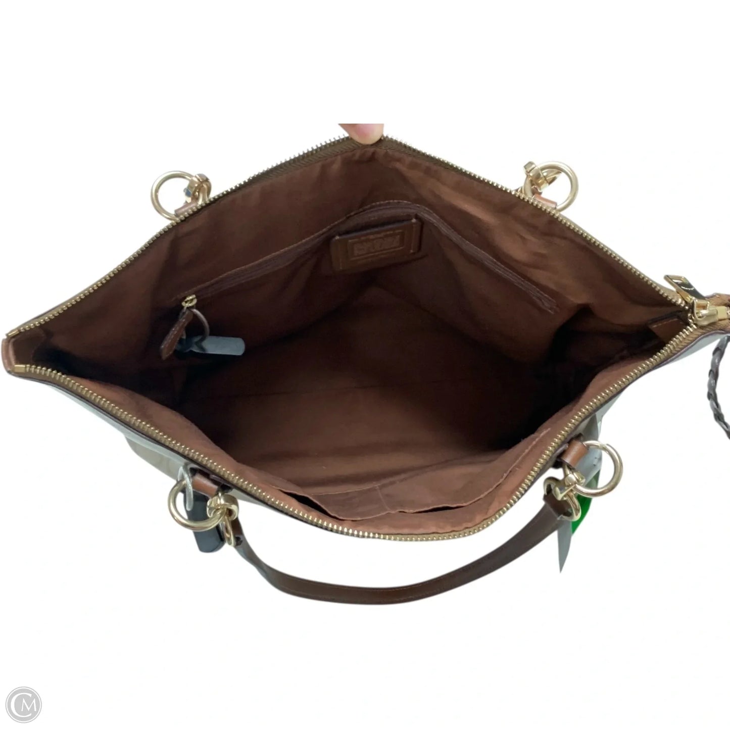 Tote Designer By Coach, Size: Medium