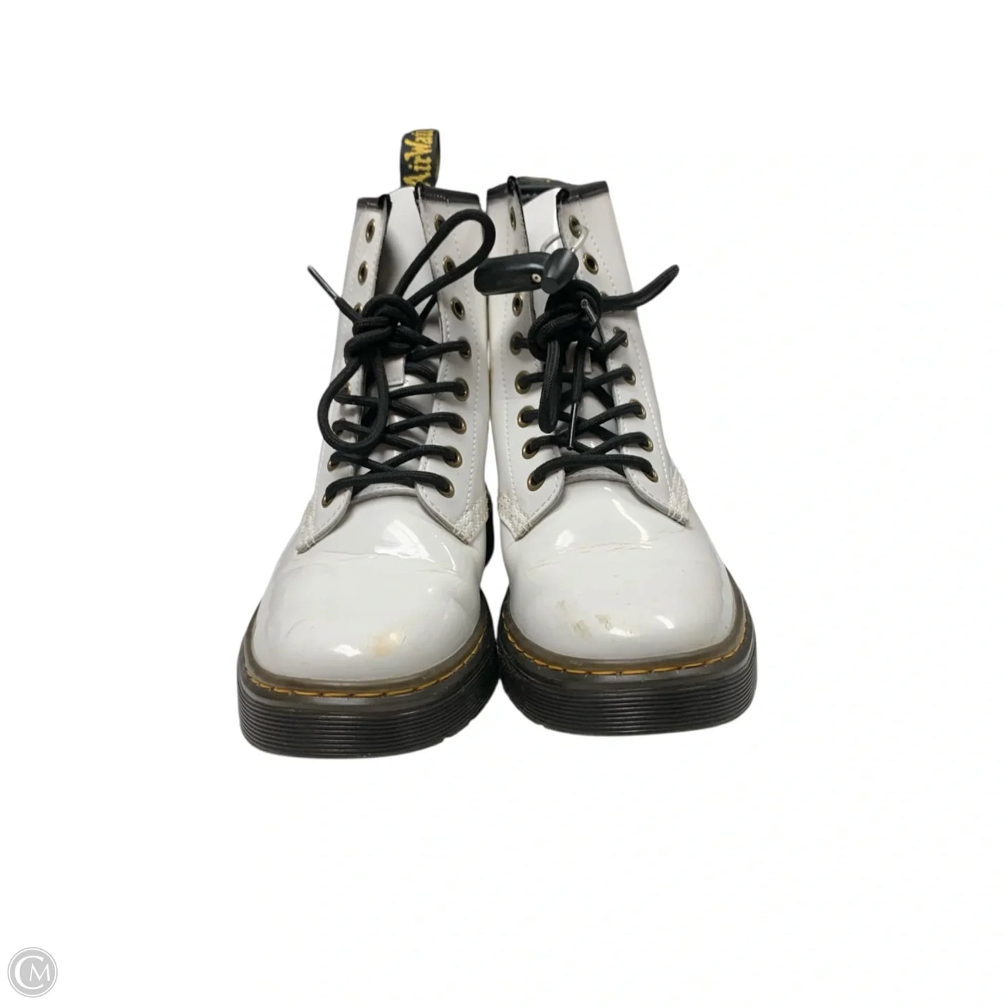 Boots Combat By Dr Martens In White, Size: 7