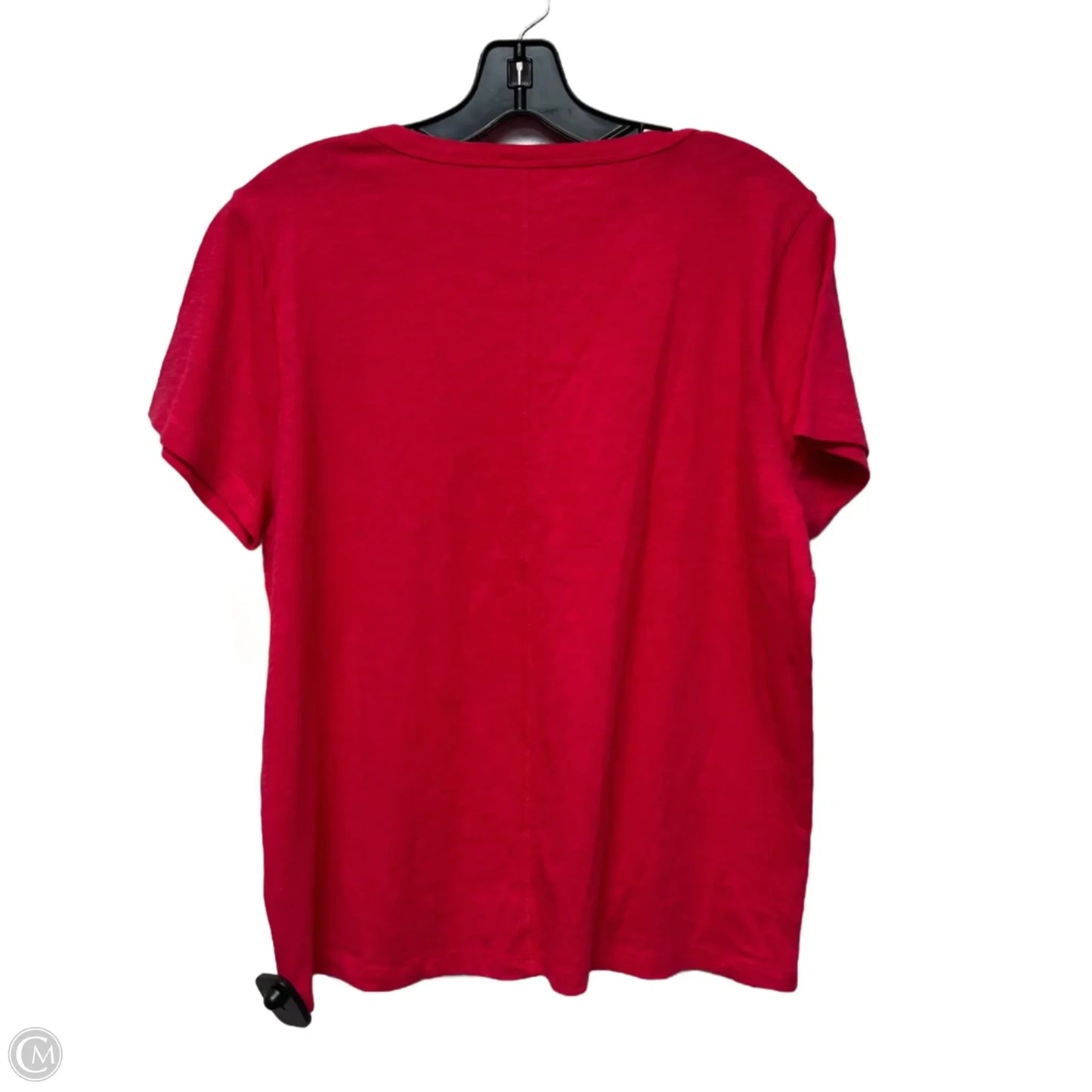 Top Short Sleeve Basic By J. Crew In Pink, Size: Xl