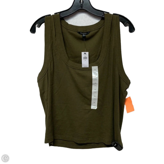 Tank Top By Banana Republic In Green, Size: Xl