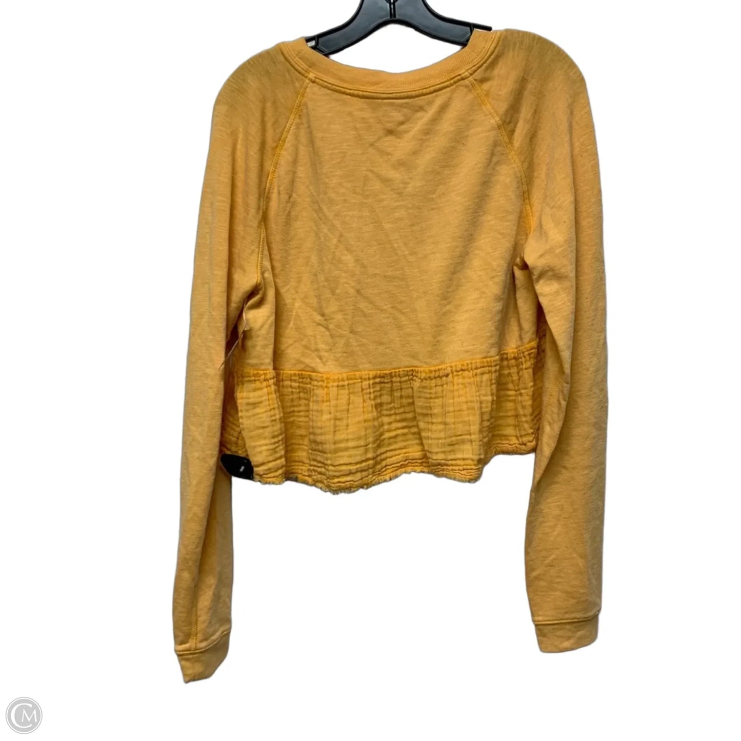 Top Long Sleeve By Free People In Orange, Size: M
