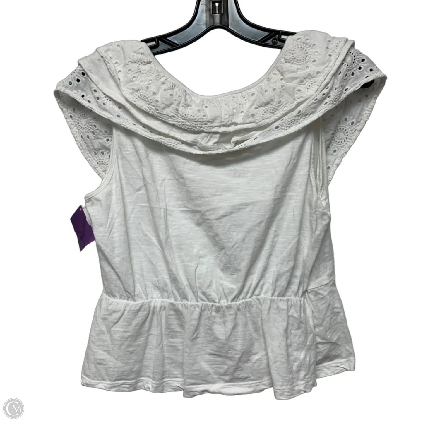 Top Sleeveless By Porridge In White, Size: S