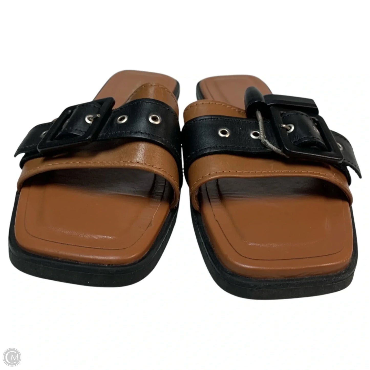 Sandals Flats By Anthropologie In Brown, Size: 7.5